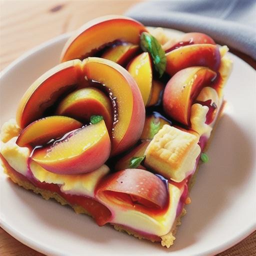 Peaches and Cream Squares