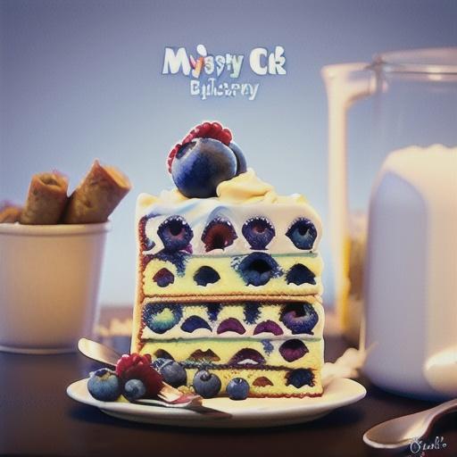 Blueberry Mystery Cake