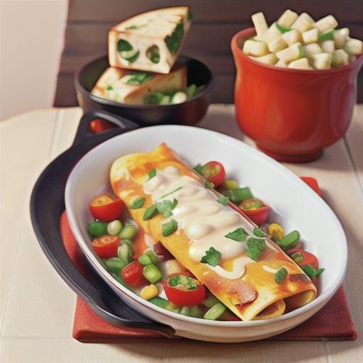 Chicken enchiladas