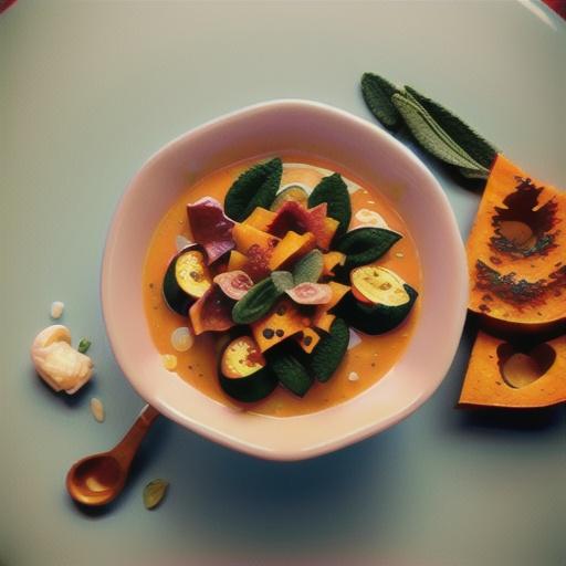 Butternut Squash Soup with Crispy Prosciutto