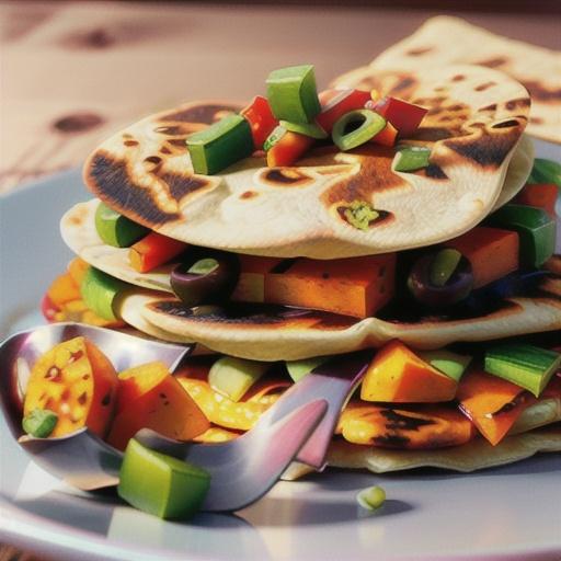 Sweet Potato-Black Bean Quesadillas