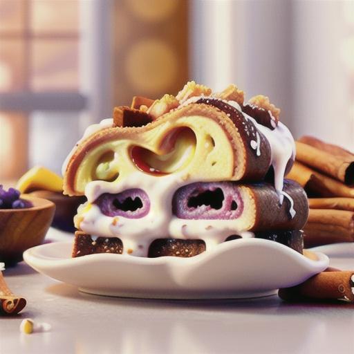 Grape and cinnamon slice