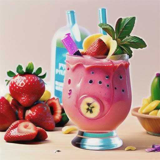 Strawberry Banana Protein Smoothie