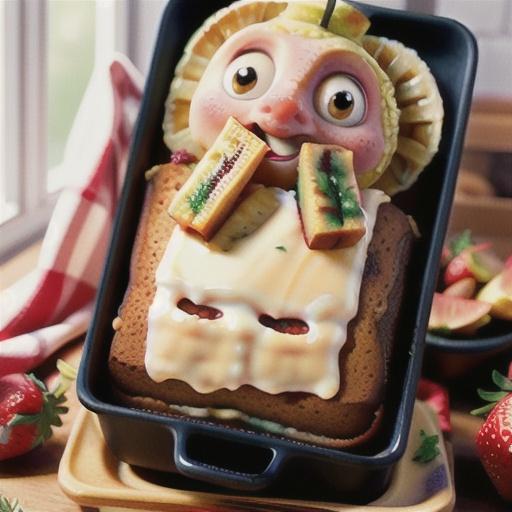 Strawberry-Brown Butter Banana Bread