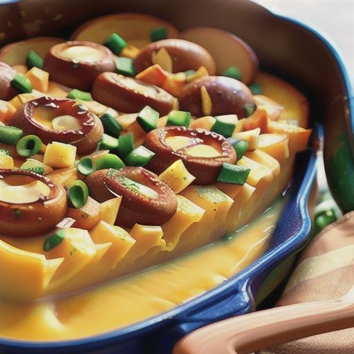 Squash, Egg, and Cheese Casserole