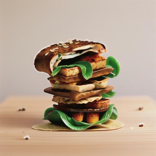 Smoky tofu brekky wrap recipe