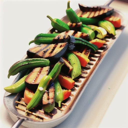 Summer's Best Grilled Okra