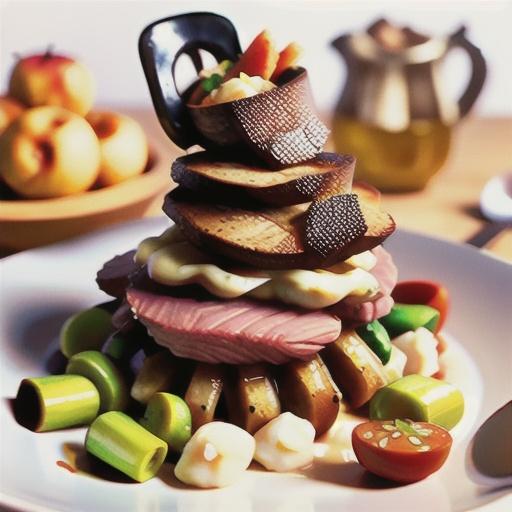 Cider braised silverside with buttermilk mash