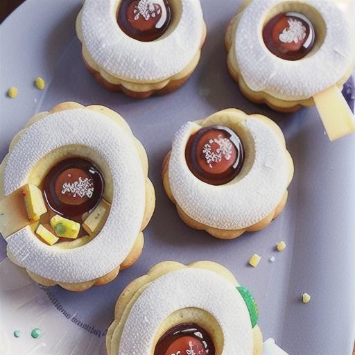 Jam Filled Butter Cookies