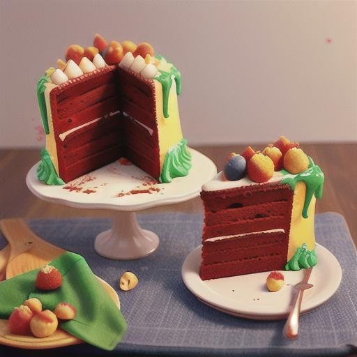 Classic Waldorf Red Cake