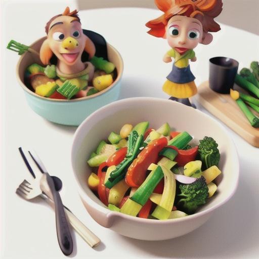 Chicken and broccolini stir-fry