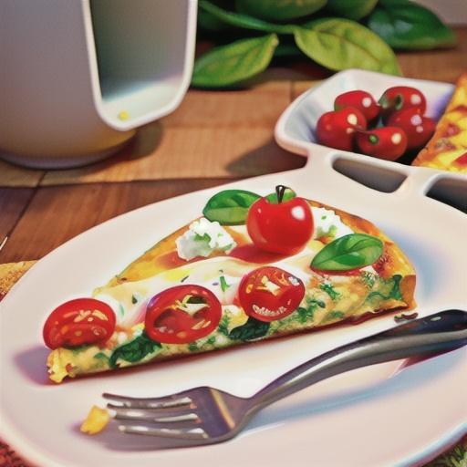 Air Fryer Greek Frittata