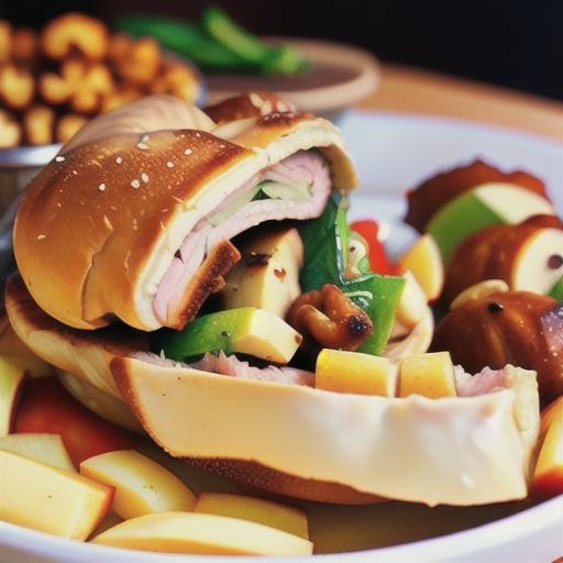 Apple Walnut Stuffed Pork Roast