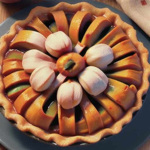 Fuyu Persimmon Pie
