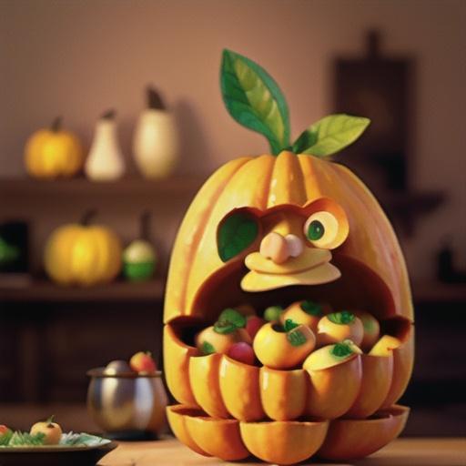 Buttercup Squash with Apples