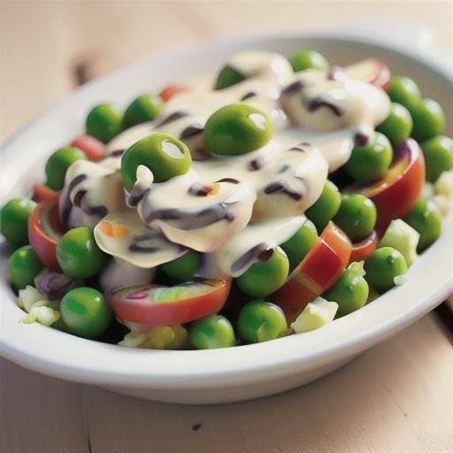 Peas and Onions Alfredo