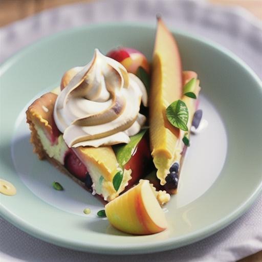 Apple and ricotta tart