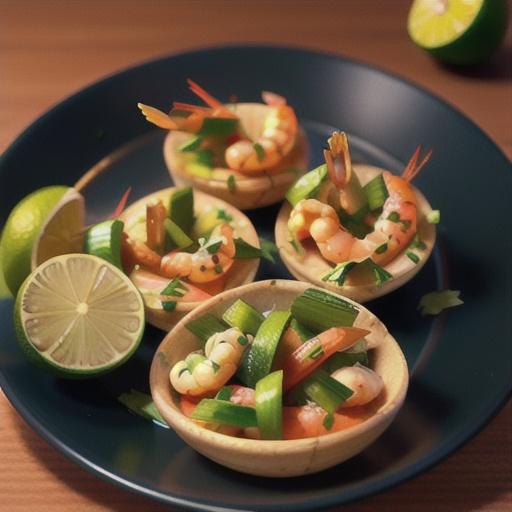 Rum and Lime Prawns