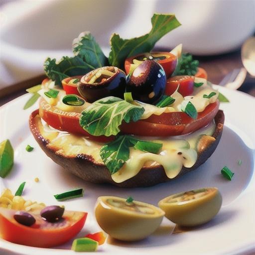 Kale and Olive Egg Bake