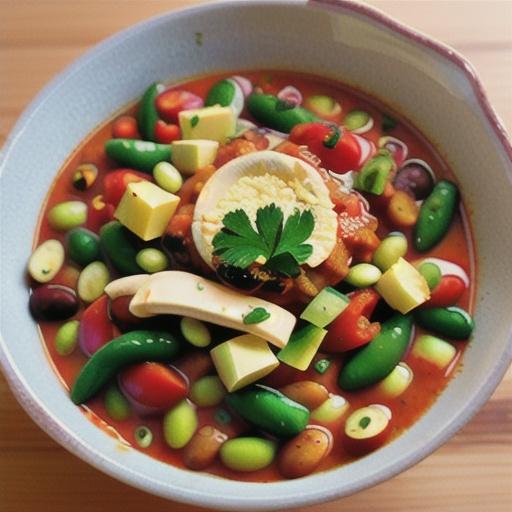Vegetarian Bloody Mary Bean Chili