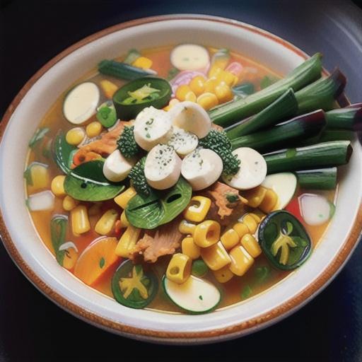 Slow Cooker Ground Turkey Soup with Poblanos and Corn