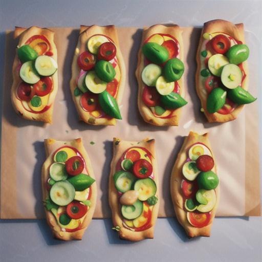 Vegetable Crescent Pizza