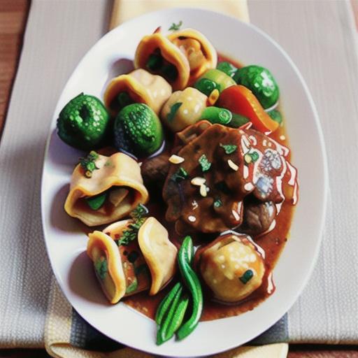 Beef casserole with thyme dumplings