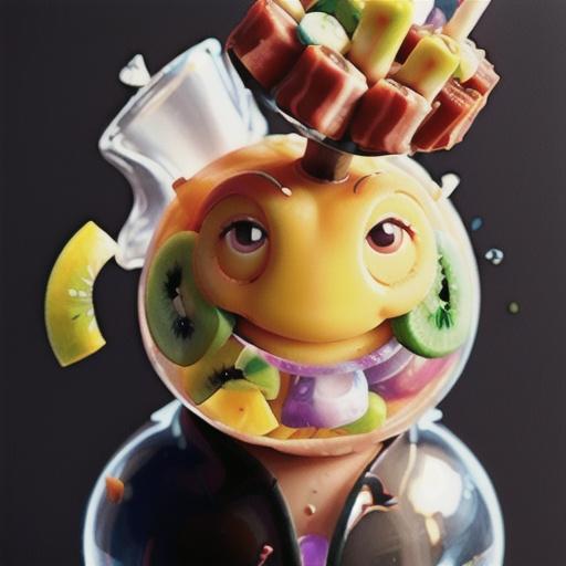 Striped 100% Fruit Juice Pop