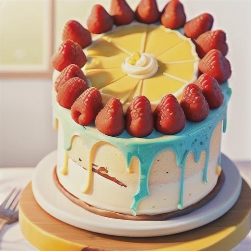 Lemon-Topped Celebration Cake