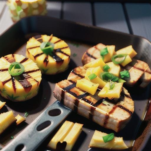 Pineapple Grilled Pork Chops