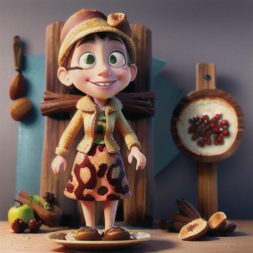 Quick apple and pecan strudel with cinnamon