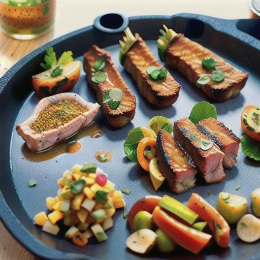 Za'atar-crusted lamb cutlets