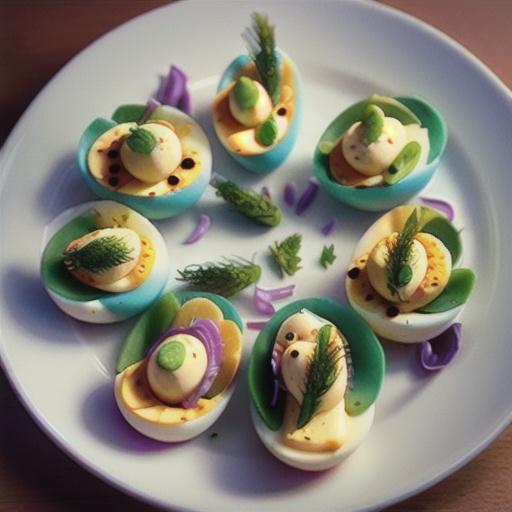 Deviled Eggs with a Dill Twist