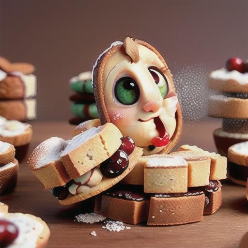 Almond and cranberry biscotti