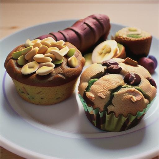 Lower-Carb Banana Protein Muffins