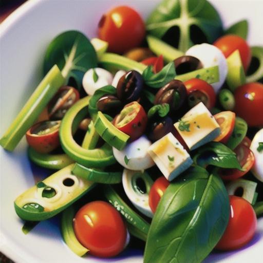 Zoodle Caprese Salad