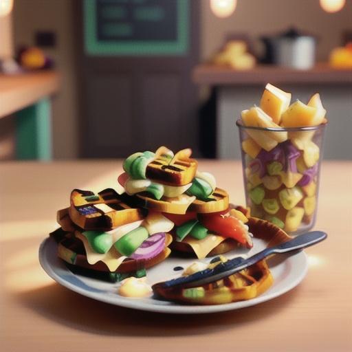 Crispy, Cheesy Potato Waffles