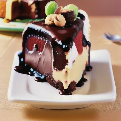 Chocolate and almond torte