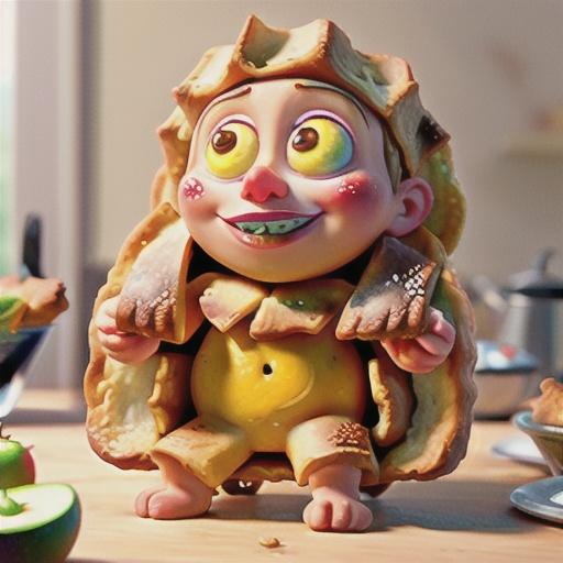 Toffee Apple Turnover Pie