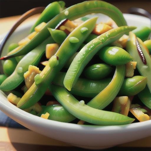 Asian Sugar Snap Pea Appetizer