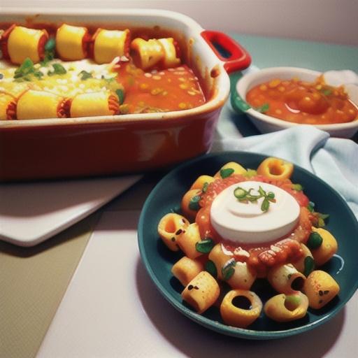 Baked Gnocchi with Ground Turkey and Marinara Sauce