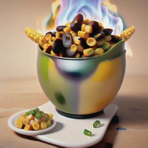 Charred Corn and Black Bean Salsa
