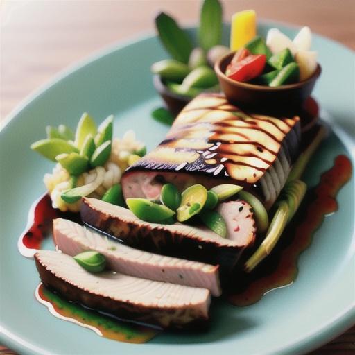 Grilled Ginger Sesame Pork Tenderloin