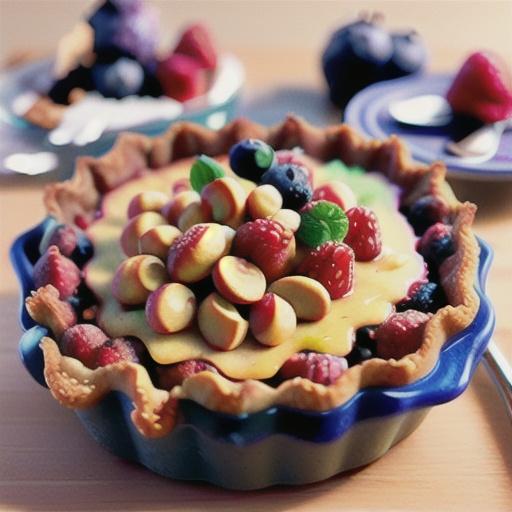 Mixed Berry Crumble Tart