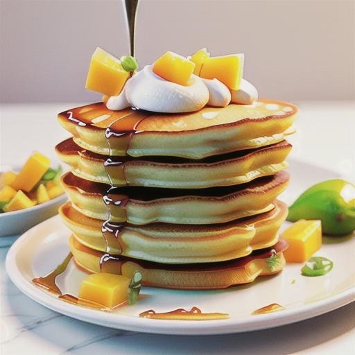 Mango pancakes recipe