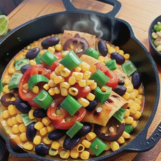 Southwestern Corn and Black Bean Skillet
