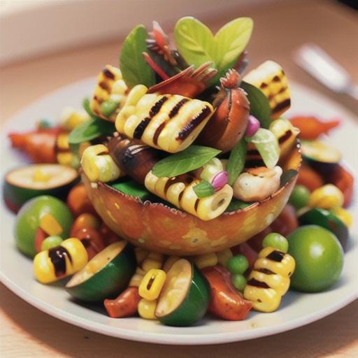 Lobster and Grilled Corn Panzanella