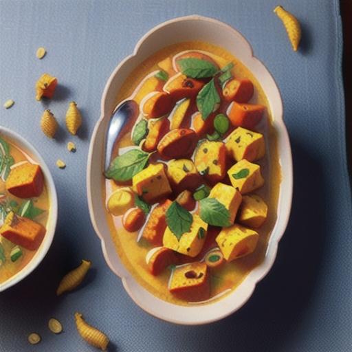 Indian curried pumpkin soup