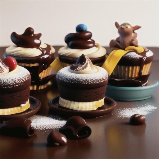 Chocolate Magic Custard Cake