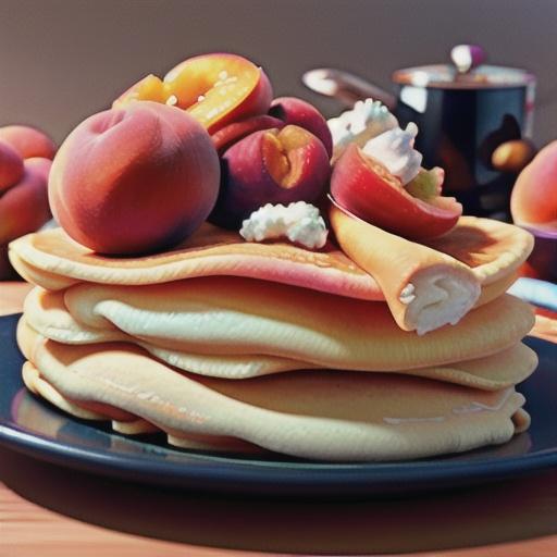 Sweet Peach Crepe Filling